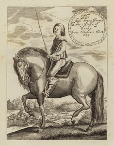 Jakub II i VII, król Anglii, Szkocji i Irlandii, kiedy książę Yorku (akwaforta) autorstwa (after) English School