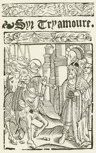 Sir Tryamoure (grawerunek) autorstwa (after) English School
