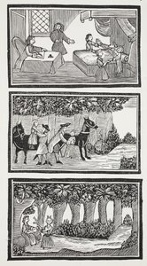 The History of The Two Children in the Wood, ilustracja z „Chap-books of the XVIII Century” Johna Ashtona, wyd. 1882 (lit) autorstwa (after) English School