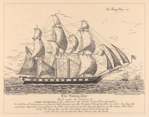 "Wschodząca Gwiazda" (1821) zbudowana na potrzeby wojny o niepodległość w hiszpańskiej Ameryce Południowej autorstwa (after) English School