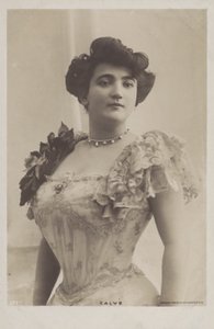 Emma Calve, francuska sopranistka operowa (zdjęcie czarno-białe)
