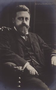 Granville Bantock, brytyjski kompozytor (czarno-białe zdjęcie) autorstwa (after) English photographer