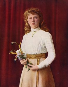 Księżniczka Maria w 1909 roku (zdjęcie kolorowe)