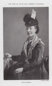 Sprawa Louisa i Harriet Staunton (litografia) autorstwa (after) English photographer