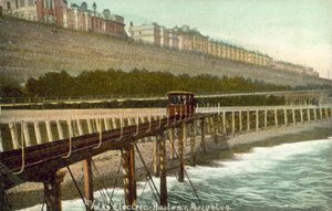Volks Electric Railway, Brighton (kolorowe zdjęcie) autorstwa (after) English photographer
