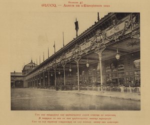 Taras jednej z restauracji, przed śniadaniem (zdjęcie czarno-białe) autorstwa (after) French Photographer