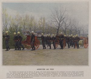 Przyjazd na światłach (kolorowe zdjęcie) autorstwa (after) French Photographer