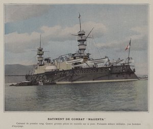 Budynek bojowy „Magenta” (kolorowe zdjęcie) autorstwa (after) French Photographer