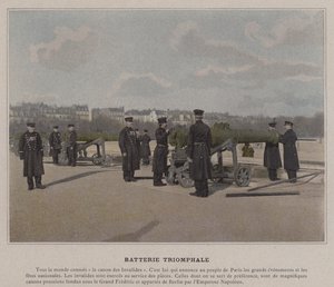 Bateria Triumfalna (kolorowe zdjęcie) autorstwa (after) French Photographer