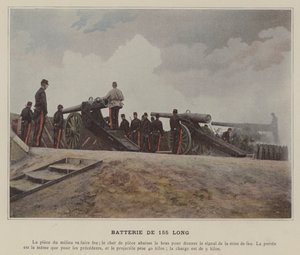 Bateria de 155 Long (kolorowe zdjęcie) autorstwa (after) French Photographer