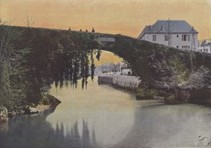 Betharram, Le Pont (kolorowe zdjęcie) autorstwa (after) French Photographer