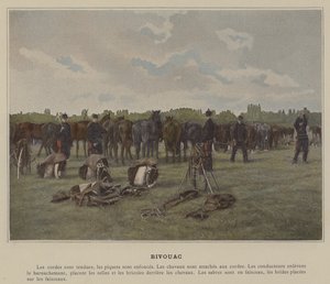 Biwak (kolorowe zdjęcie) autorstwa (after) French Photographer