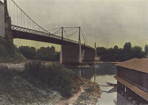 Chalonnes-sur-Loire (kolorowe zdjęcie) autorstwa (after) French Photographer