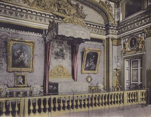 Sypialnia Ludwika XIV, Sypialnia Ludwika XIV (kolorowe zdjęcie) autorstwa (after) French Photographer