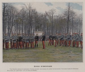 Szkoła Squad (kolorowe zdjęcie) autorstwa (after) French Photographer