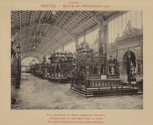 Widok wnętrza Wielkiej Sali Honorowej (zdjęcie czarno-białe) autorstwa (after) French Photographer