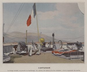 Szarpanie (kolorowe zdjęcie) autorstwa (after) French Photographer