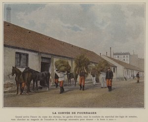 The Forage Corvee (kolorowe zdjęcie) autorstwa (after) French Photographer