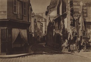 Rue de Lourcine (zdjęcie czarno-białe) autorstwa (after) French Photographer