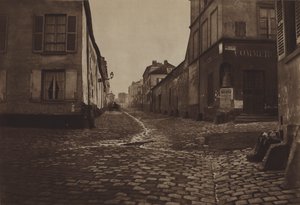 Rue du Cendrier, dzielnica Saint-Marcel (zdjęcie czarno-białe) autorstwa (after) French Photographer