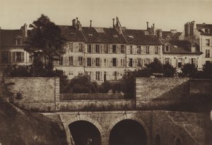 Stary tunel Batignolles (zdjęcie czarno-białe) autorstwa (after) French Photographer