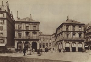 Stary dworzec Saint-Lazare (zdjęcie czarno-białe) autorstwa (after) French Photographer