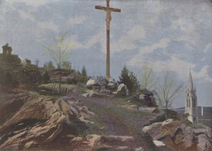 Lourdes, Le Calvaire (kolorowe zdjęcie) autorstwa (after) French Photographer
