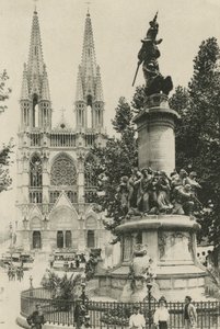 Marsylia: Les Reformes i Monument des Mobiles (zdjęcie czarno-białe) autorstwa (after) French Photographer