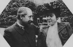 Pan i Pani Steinheil (zdjęcie czarno-białe) autorstwa (after) French Photographer