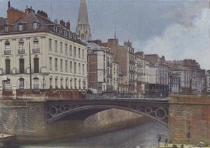 Nantes, Erdre (kolorowe zdjęcie) autorstwa (after) French Photographer