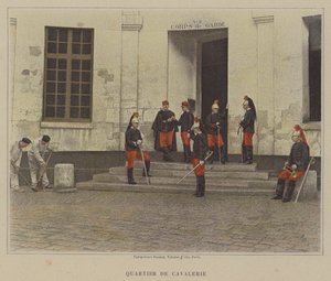 Dzielnica Kawalerii (kolorowe zdjęcie) autorstwa (after) French Photographer