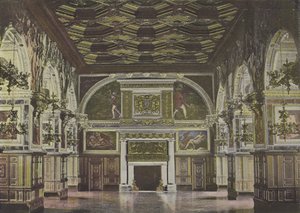 Salle Henri II (kolorowe zdjęcie) autorstwa (after) French Photographer