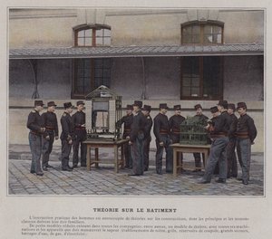 Teoria budynku (kolorowe zdjęcie) autorstwa (after) French Photographer