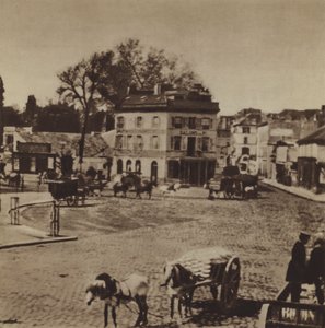 Drzwi w Paryżu (zdjęcie czarno-białe) autorstwa (after) French Photographer