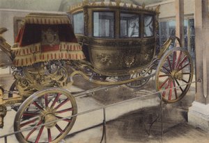 Voiture du Mariage de Napoleon III, Kareta z wesela Napoleona III (zdjęcie kolorowe) autorstwa (after) French Photographer