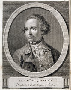 Kapitan James Cook, członek Royal Society of London autorstwa (after) French School