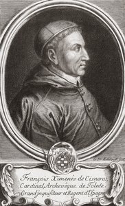 Francisco Jiménez de Cisneros. Portret autorstwa (after) French School