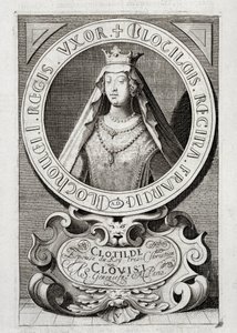 Portret królowej Clotilde autorstwa (after) French School