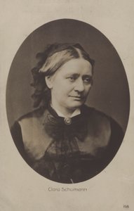 Clara Schumann, niemiecka pianistka i kompozytorka (zdjęcie czarno-białe) autorstwa (after) German photographer