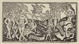 Wspaniali ludzie i potwory Indii (drzeworyt)