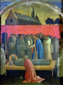 Śmierć św.Franciszka (olej na desce)
