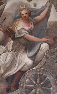 Diana na rydwanie autorstwa (c.1489 1534) Correggio