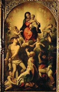Madonna Świętego Sebastiana ... autorstwa (c.1489 1534) Correggio