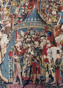 Wojna trojańska: namiot Achillesa, ok. 1470 r. (gobelin)
