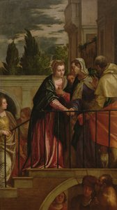 Nawiedzenie Matki Boskiej autorstwa Paolo Veronese