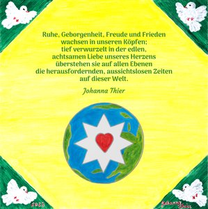Spokój, bezpieczeństwo, radość i pokój - Wersja 2 autorstwa Johanna Thier