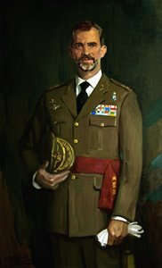 Portret Felipe VI autorstwa Alejandro Cabeza