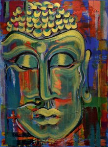 Duży Budda autorstwa Ilona Himsl