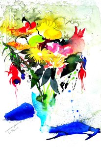 November Flowers II 56x36 autorstwa Simon Fletcher