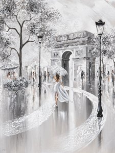 Łuk Triumfalny, paryski styl autorstwa Isabella Karolewicz